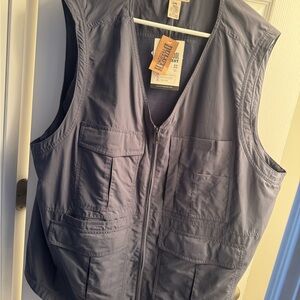 Duluth Trading CO Gray Utility Vest 2XL